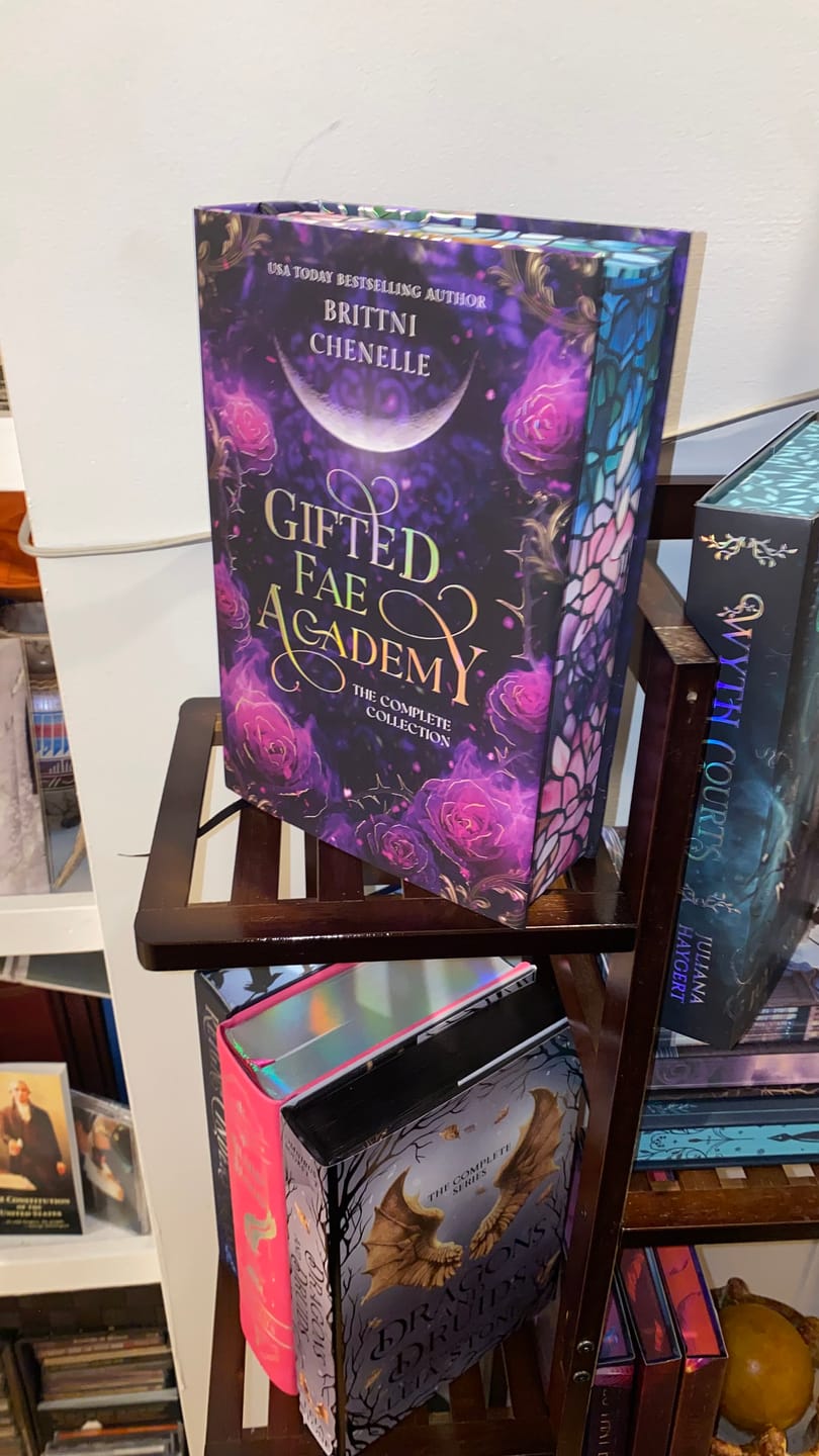 Customer photo review of Gifted Fae Academy Special Edition Trilogy (HARDCOVER)