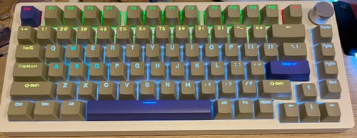 Customer photo review of DrunkDeer A75/G65 Keycap Set