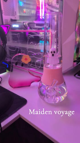 Customer photo review of Bong Percolator Tube - Spooky Ghost 👻