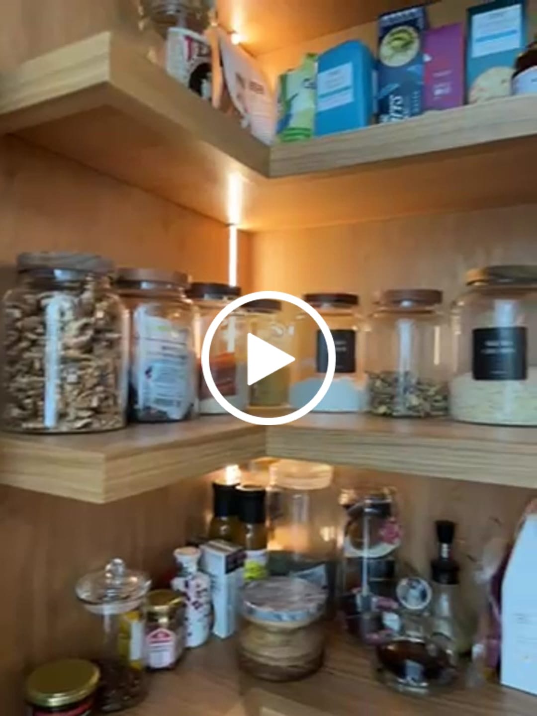 Customer video review of Large Glass Acacia Pantry Jars