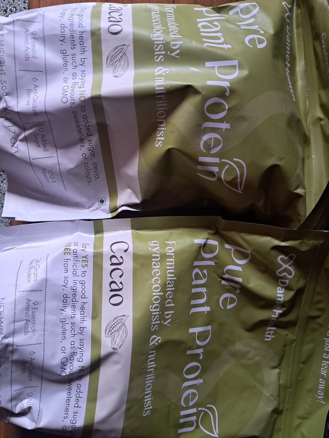 Customer photo review of Plant Protein l All Natural Protein for Women