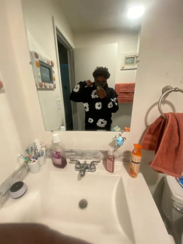 Customer photo review of Denim Tears Hoodie
