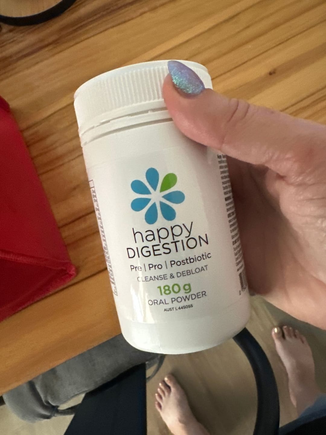 Customer photo review of Prebiotic & Probiotic Supplement – Happy Digestion