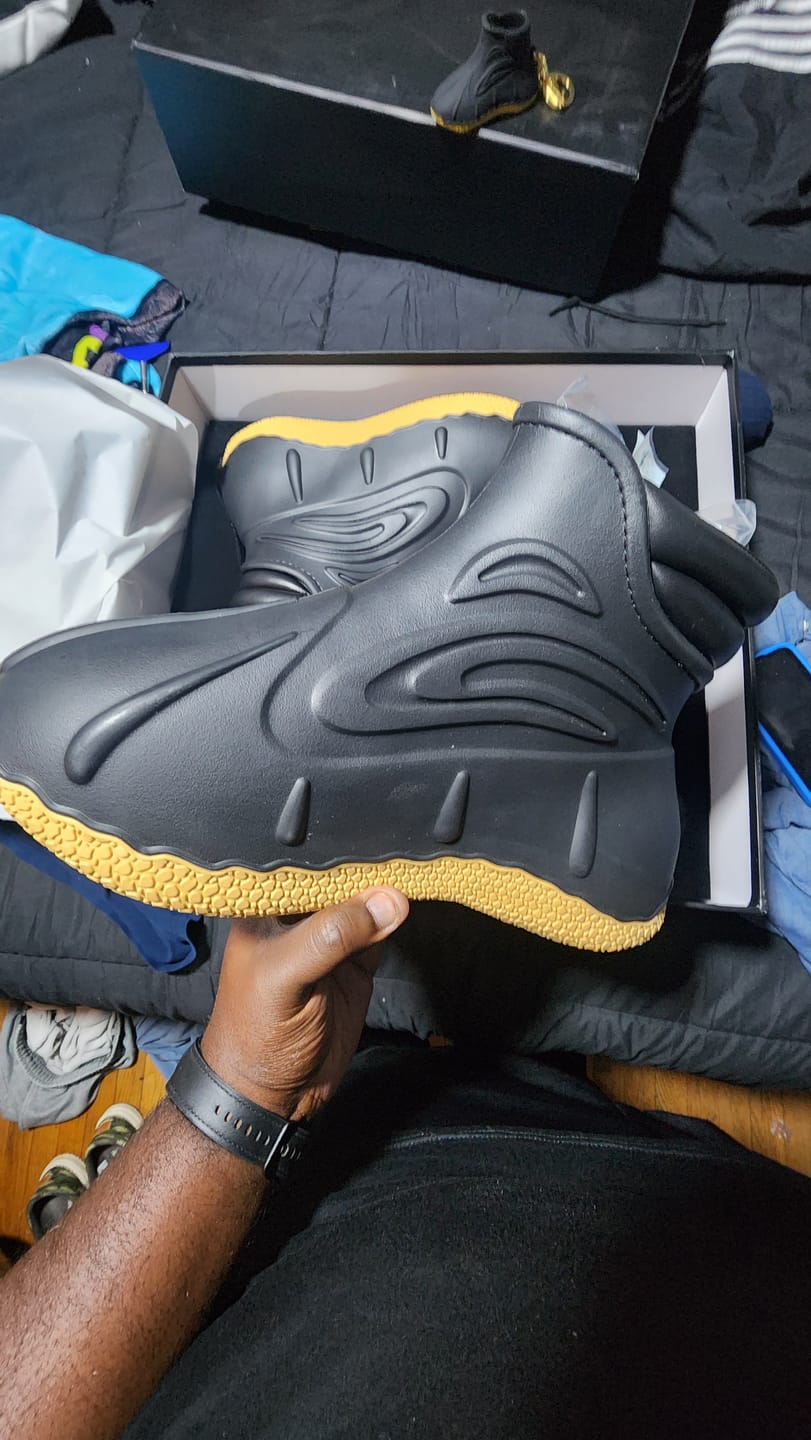Customer photo review of FCTRY LAb x NLE Choppa DUCK BOOT - BLACK