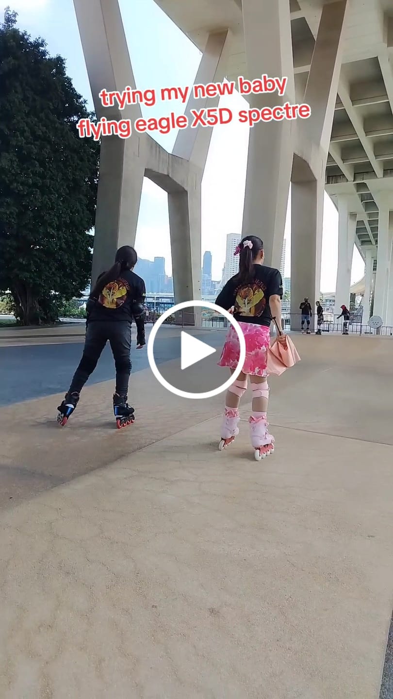 Customer video review of Flying Eagle X5D Spectre Pink Skates