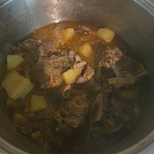 Customer photo review of Halal Half Goat