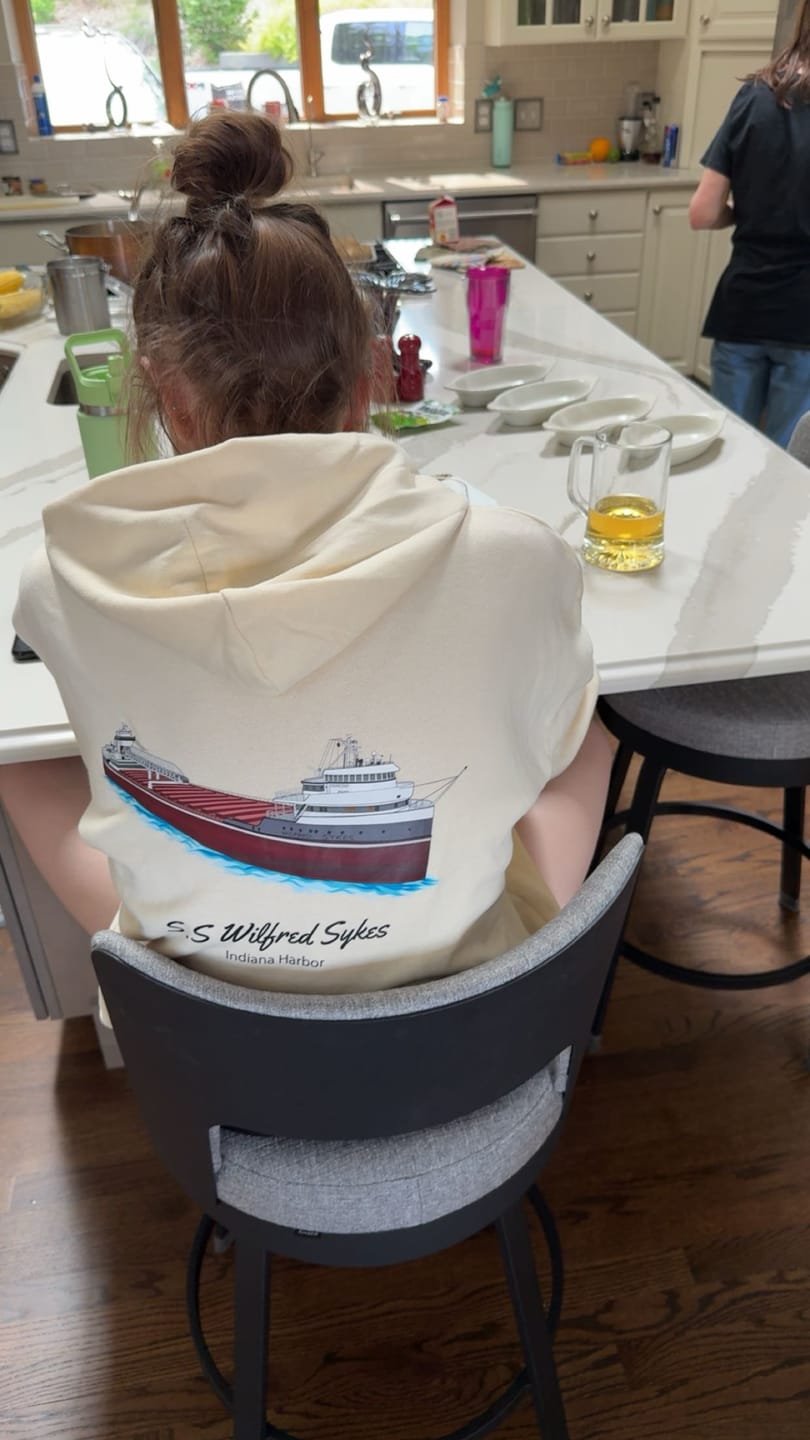 Customer photo review of Custom Womens Hoodies (No-Zip/Pullover)