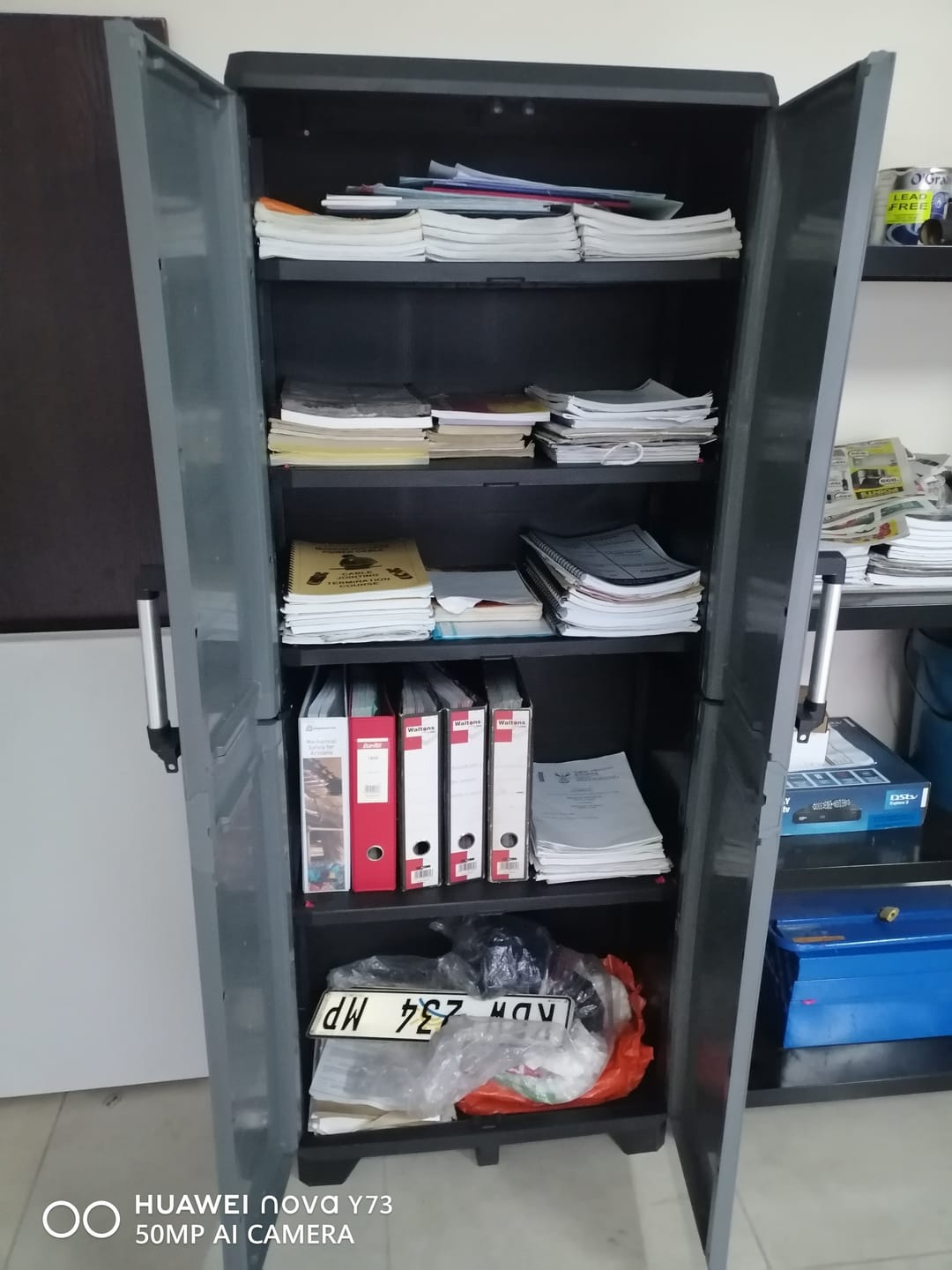 Customer photo review of Pro Tall Indoor Cabinet