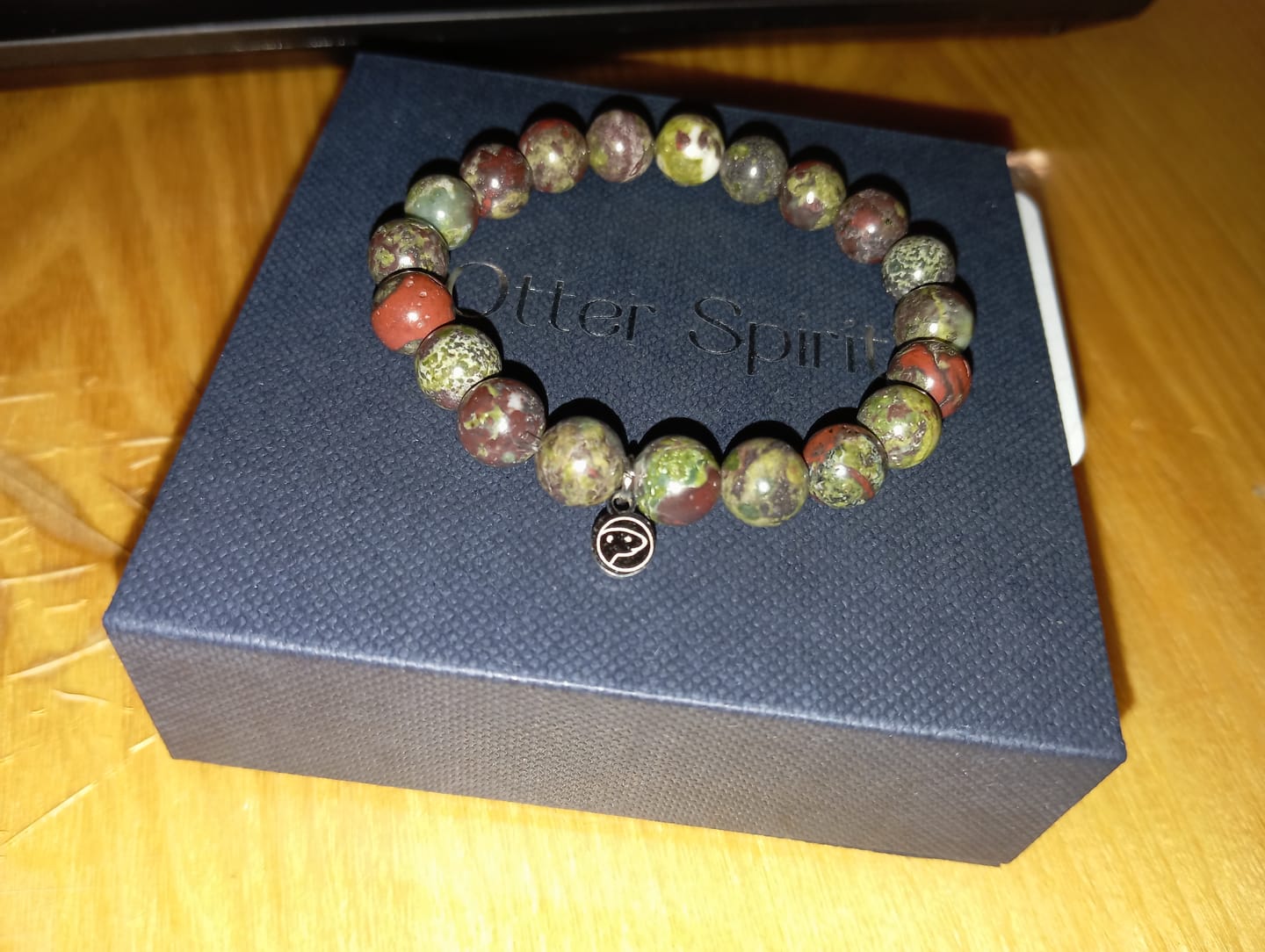 Customer photo review of Bloodstone Bracelet