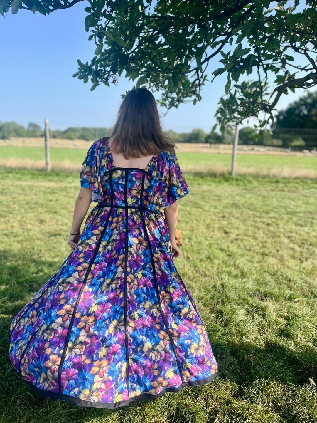 Customer photo review of Midnight Muse Viscose Twill Fabric