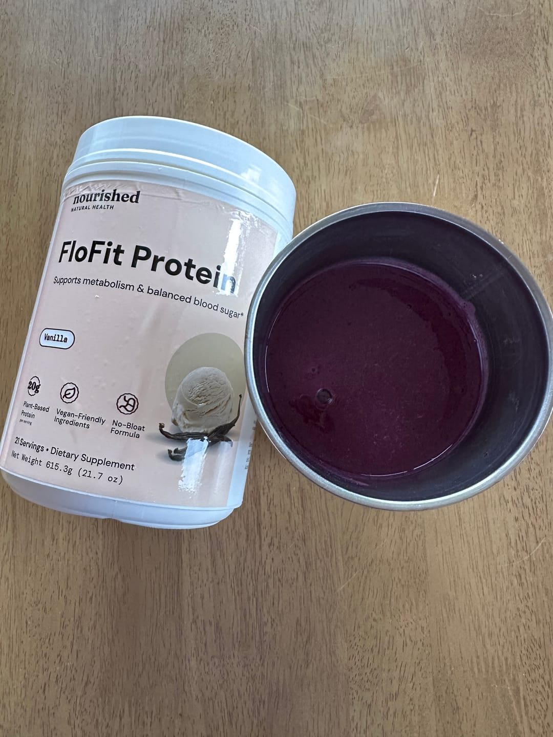 Customer photo review of FloFit Protein