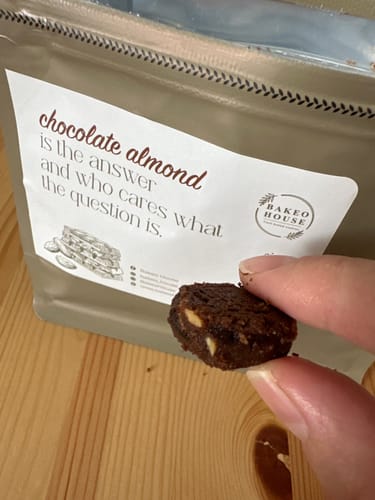 Customer photo review of Almond Chocolate Cookies