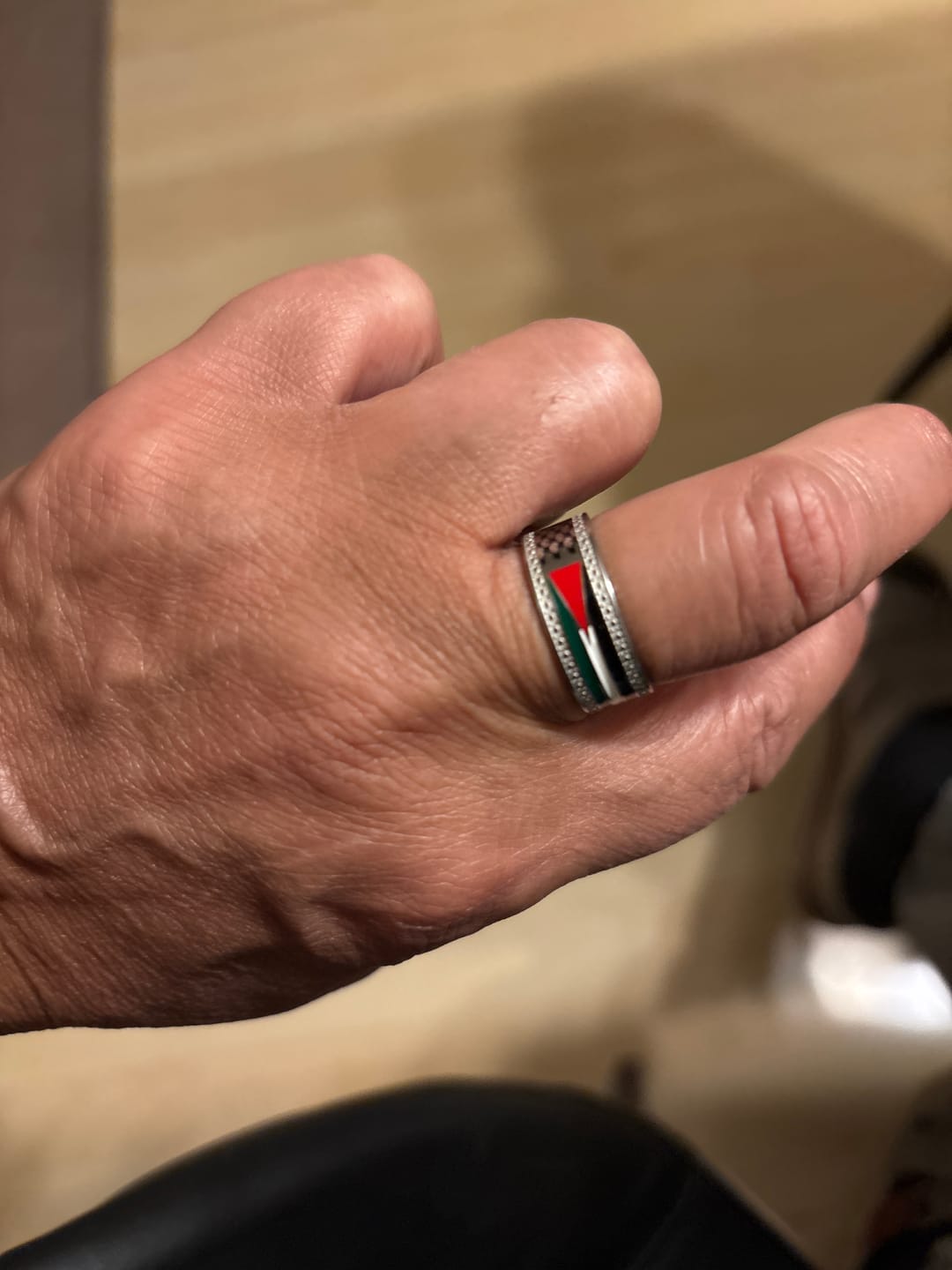 Customer photo review of Palestine Heritage Ring