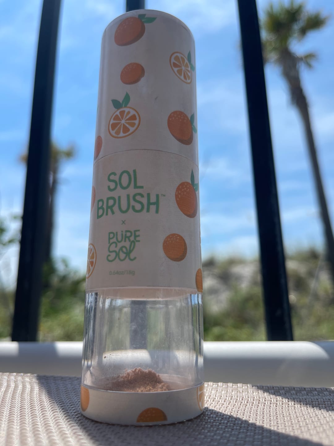 Customer photo review of Sol Brush SPF 50