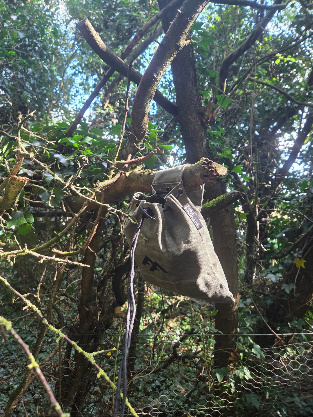 Customer photo review of Artisan Forager Pouch™ | Folding Belt Pouch