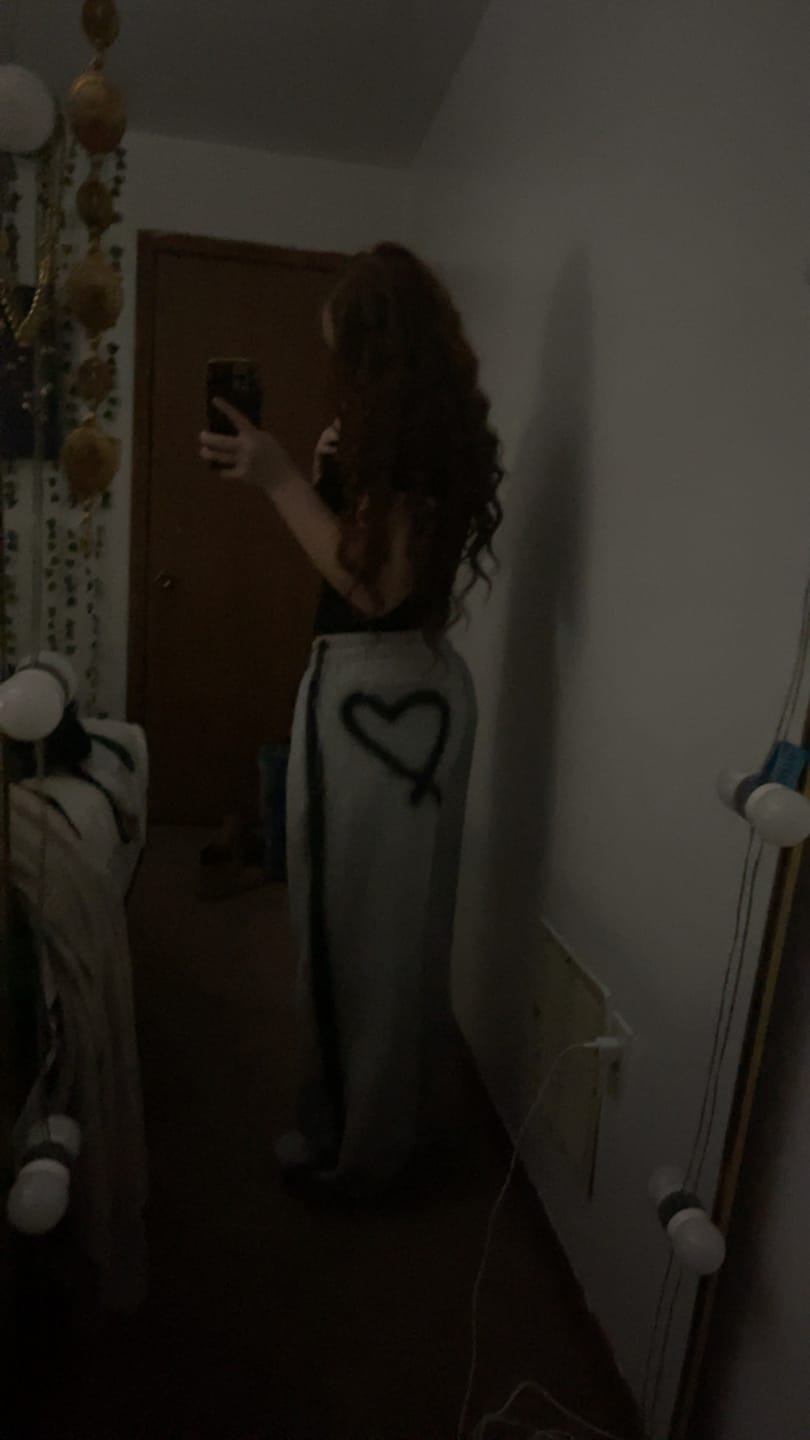 Customer photo review of Aelfric Eden Graffiti Heart Baggy Sweatpants