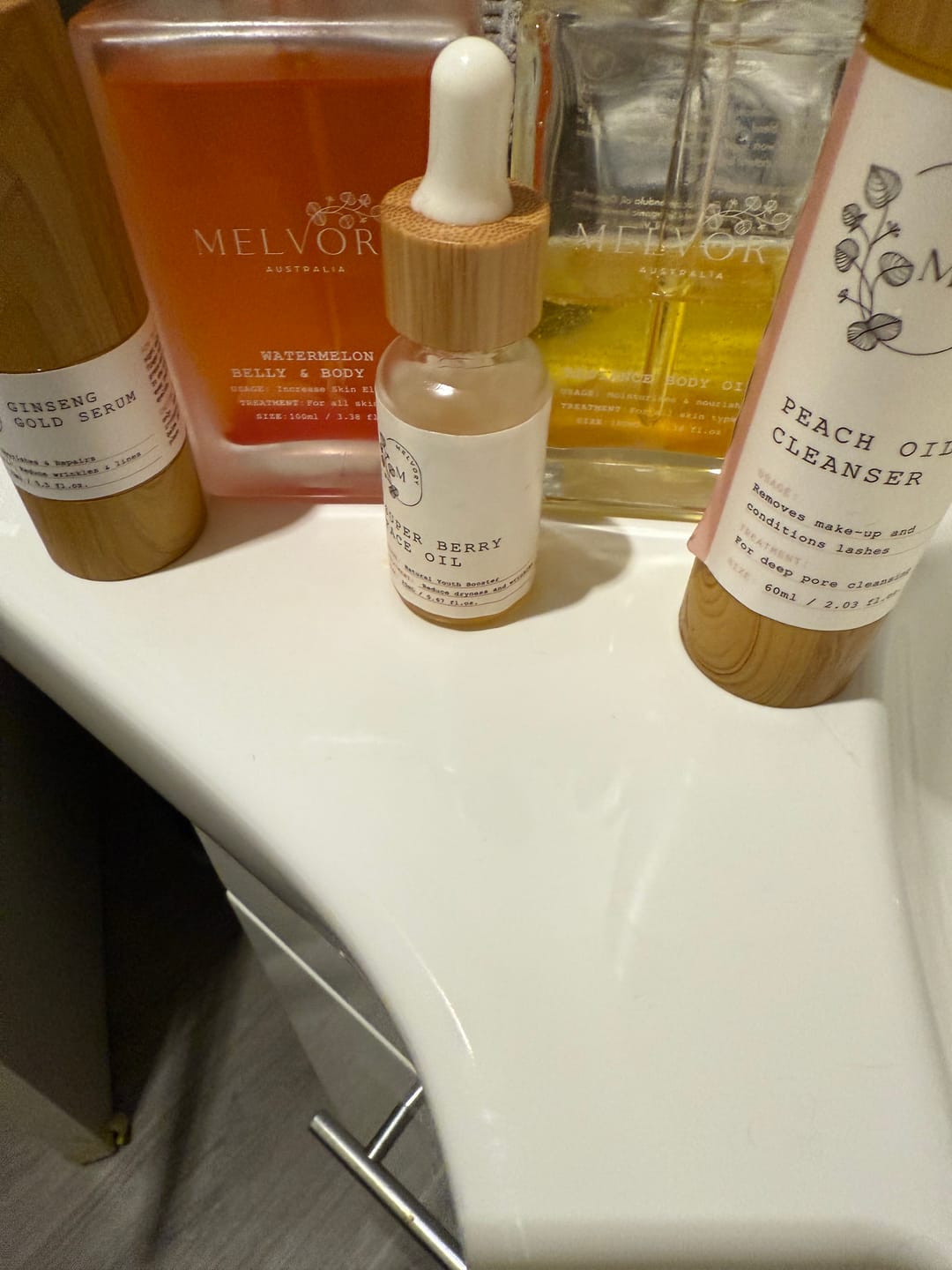 Customer photo review of New Watermelon Belly & Body Oil
