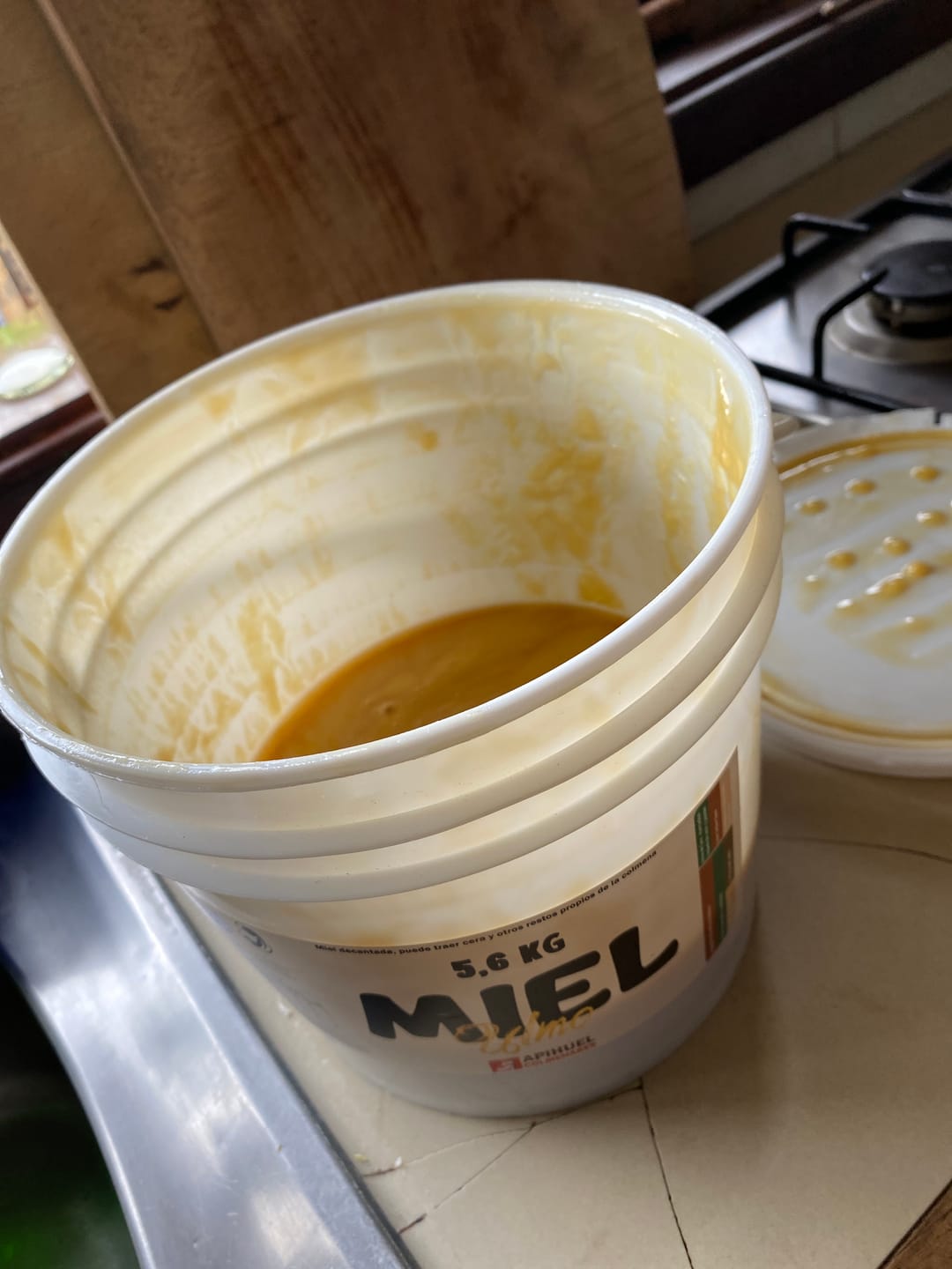 Customer photo review of Balde Miel de Ulmo 5,6 kg + envío GRATIS
