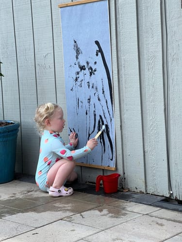 Customer photo review of BUY 2: Magic Canvas & Brush Set