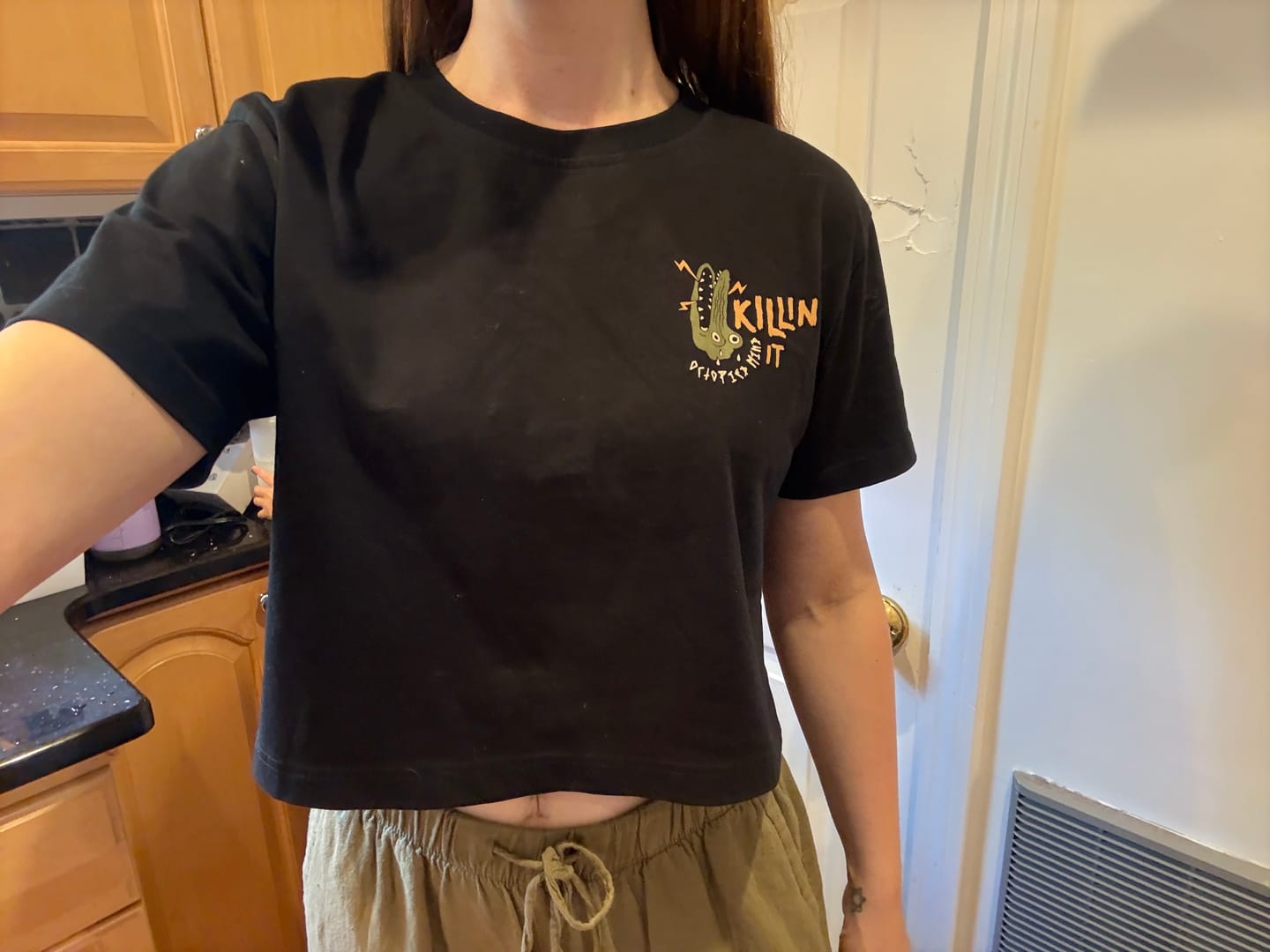Customer photo review of Killin It T-Shirt
