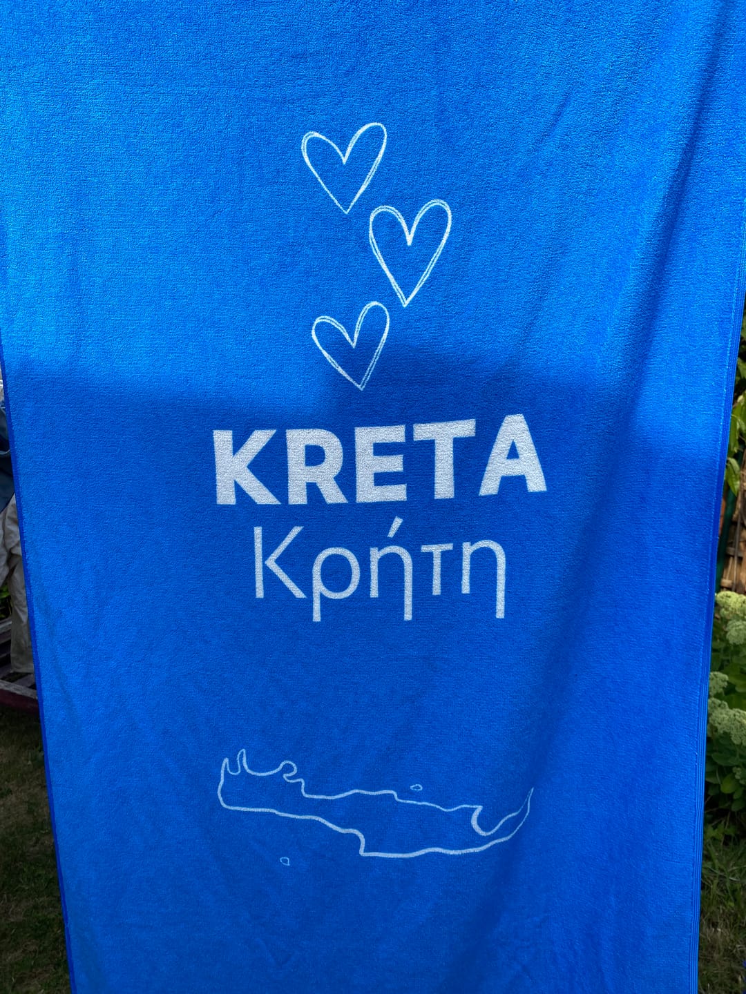 Customer photo review of Kreta love - Strandtuch