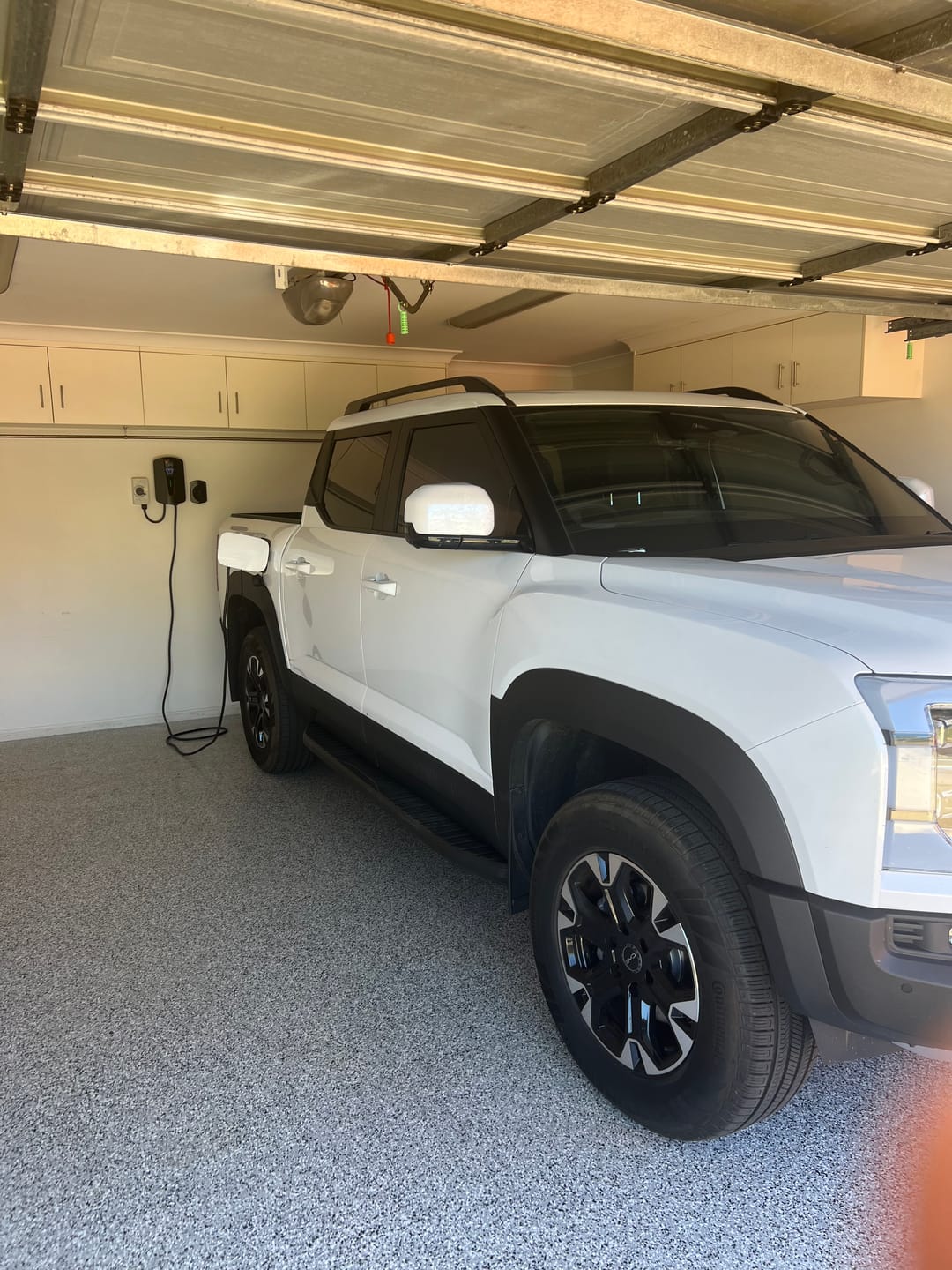 Customer photo review of Type 1 Smart Wall Mount EV Charger W/ 4.3-Inch LED Screen |7KW
