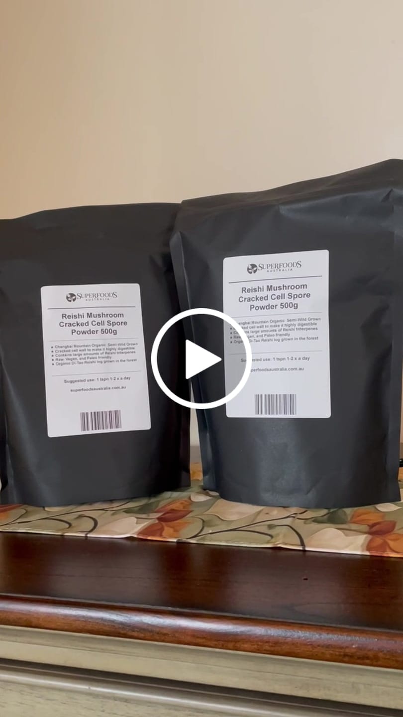 Customer video review of Reishi Mushroom Cracked Cell Wall Spore Powder