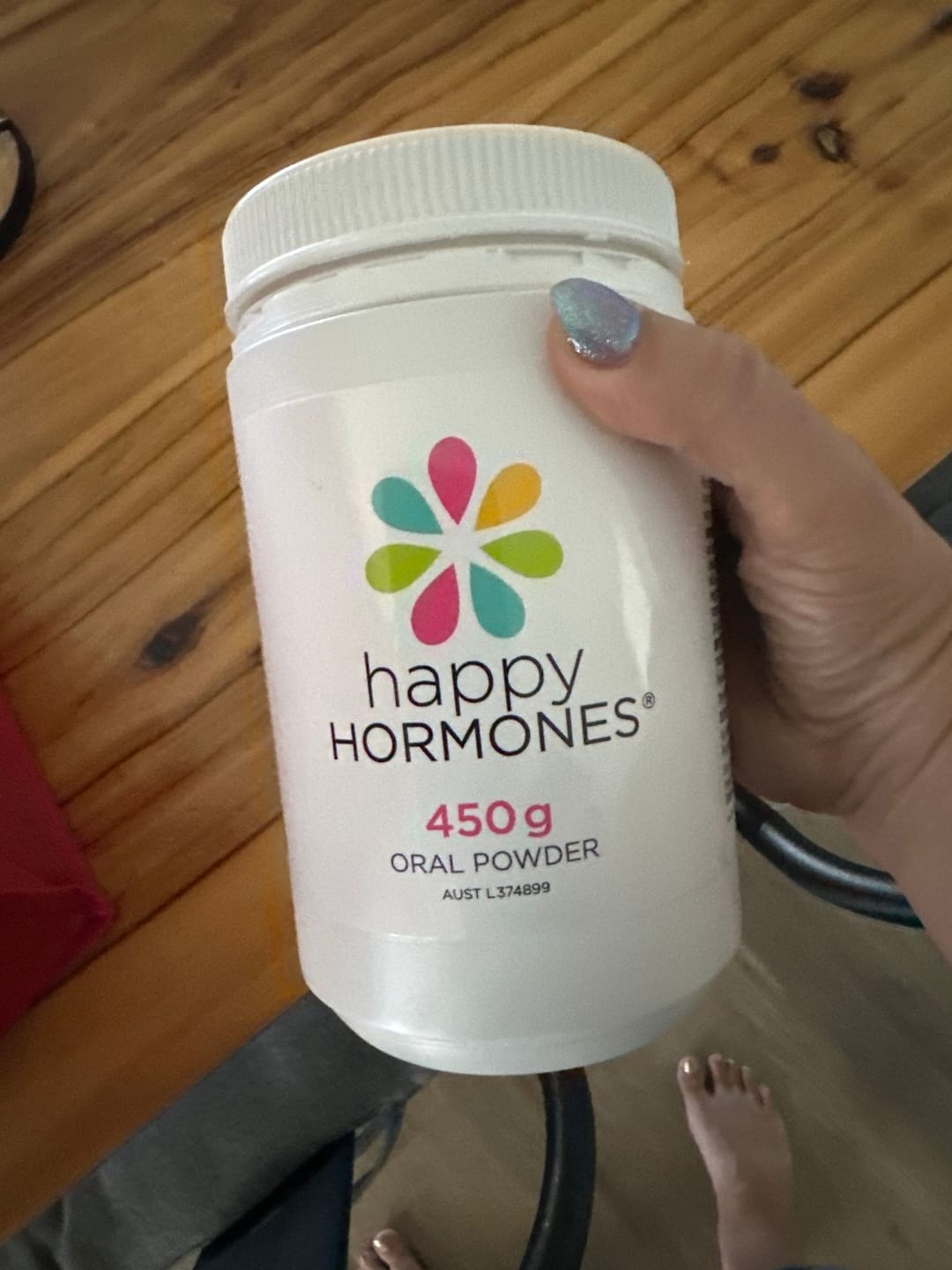 Customer photo review of Hormone Balance Supplement Powder - Happy Hormones® Powder