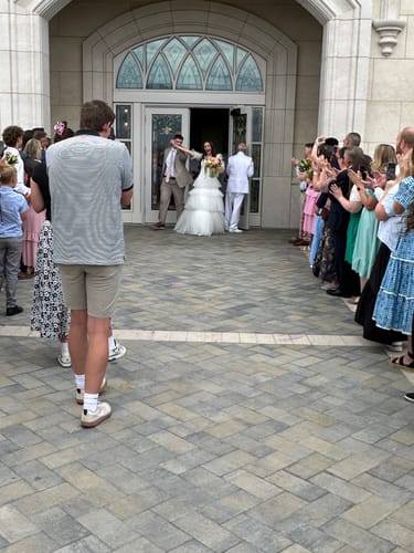 Customer photo review of Stunning Floral Tiered Maxi Dress