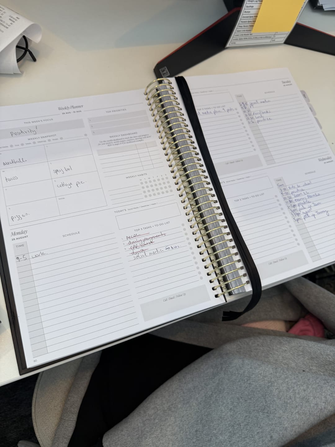 Customer photo review of 2025/26 Financial Year Business Planner - Black