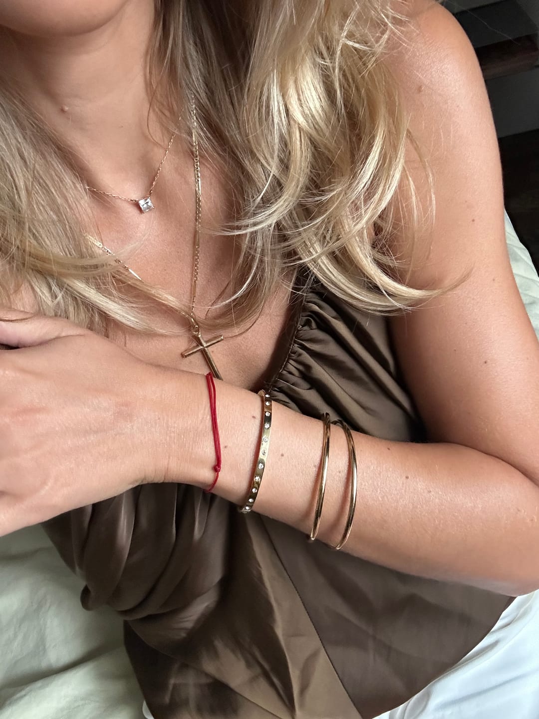 Customer photo review of Classic Gold Bangle