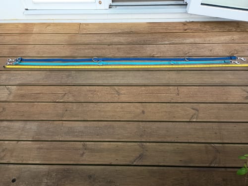 Caroline O. review of Training Double Ended Dog Lead | 2m Length -  Blue image 1 out of 1