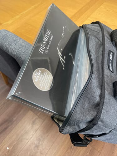Customer photo review of The Ultimate Vinyl Record Carry Bag V2.0