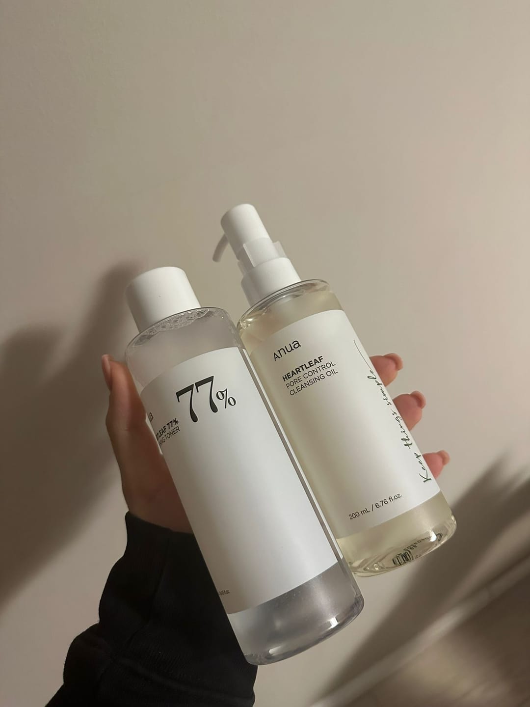 Customer photo review of Hidrofīlā eļļa dziļai poru attīrīšanai Anua Heartleaf Pore Control Cleansing Oil