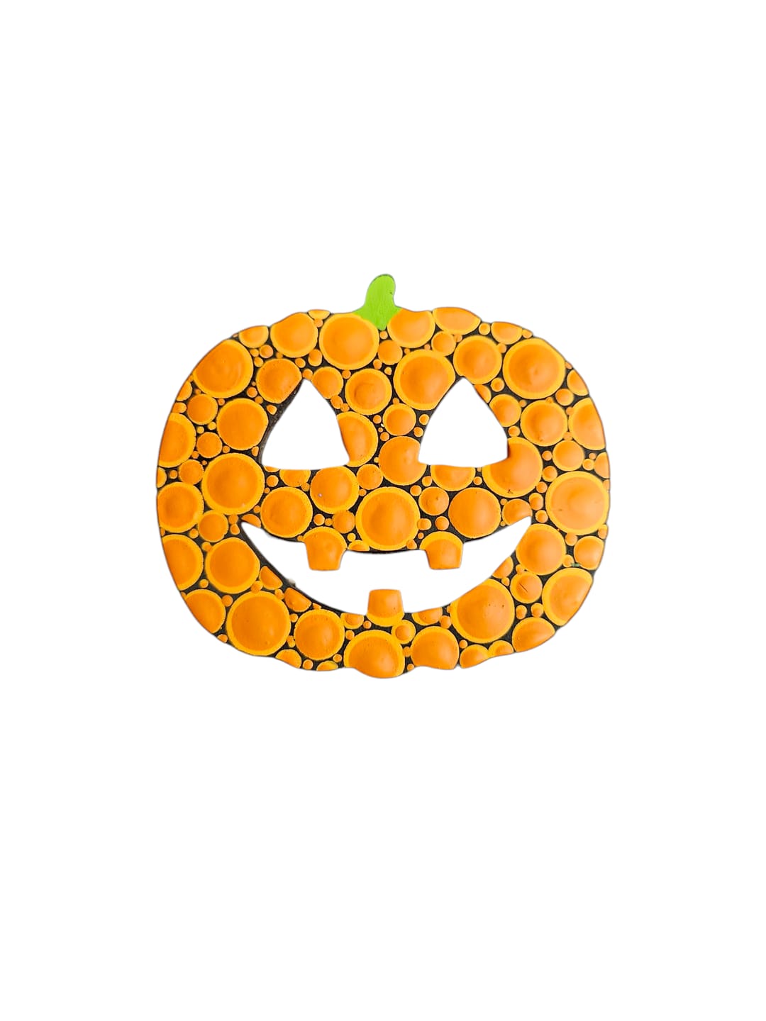 Customer photo review of Unfinished Wood Happy Pumpkin Shape - Craft - up to 46"