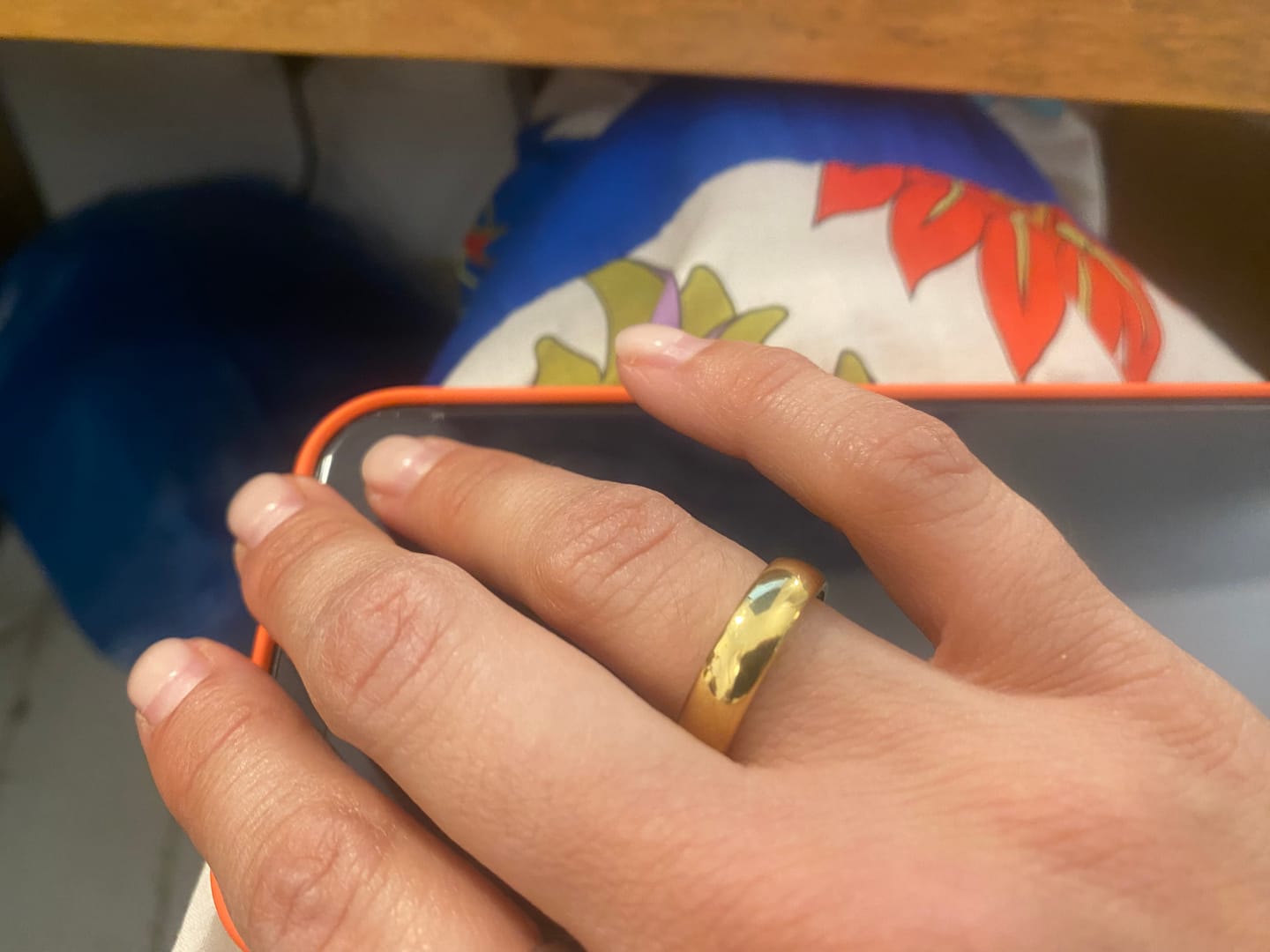 Customer photo review of Classic Stacking Ring