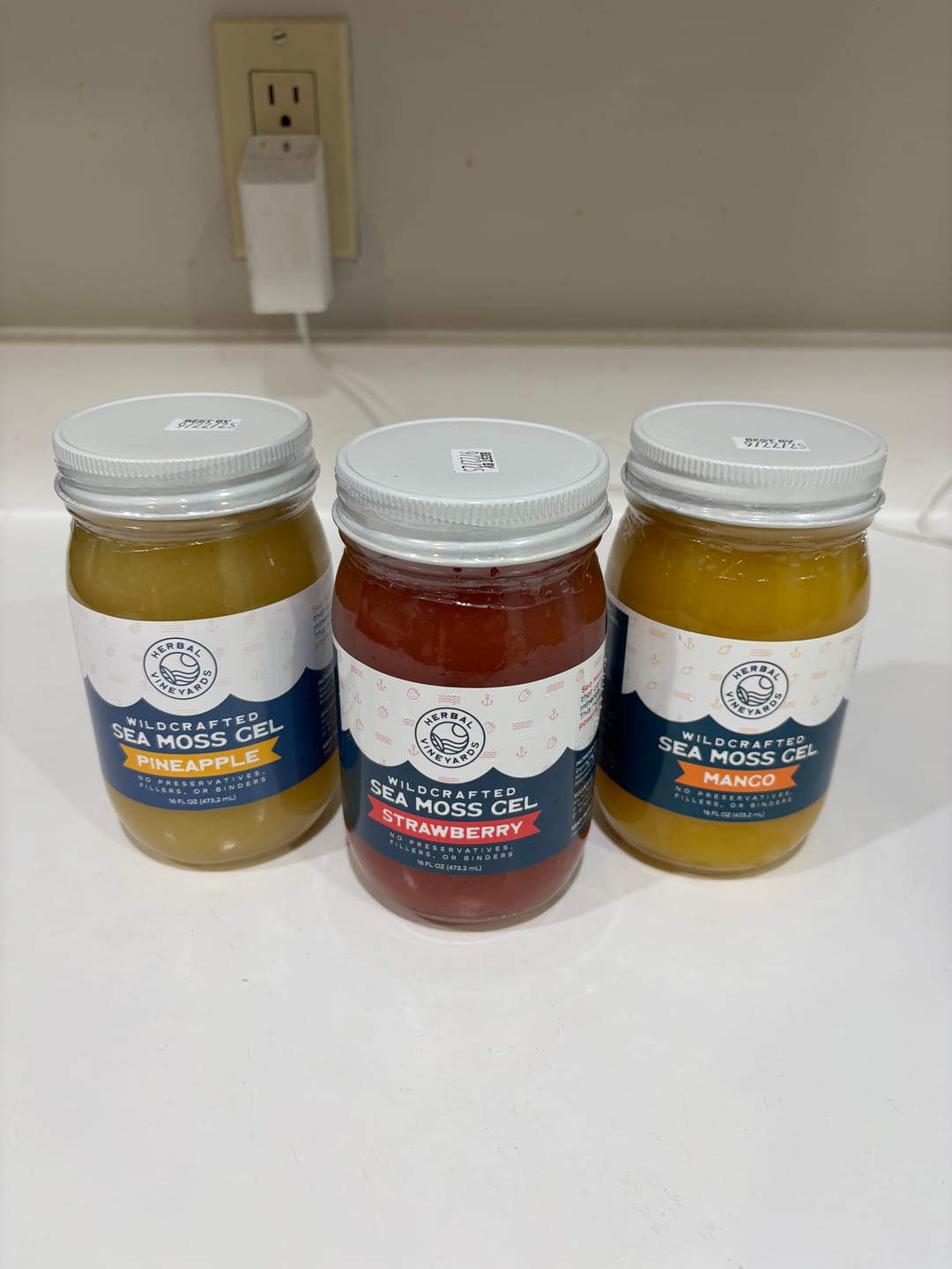Customer photo review of Flavored Sea Moss Gel Trio Bundle