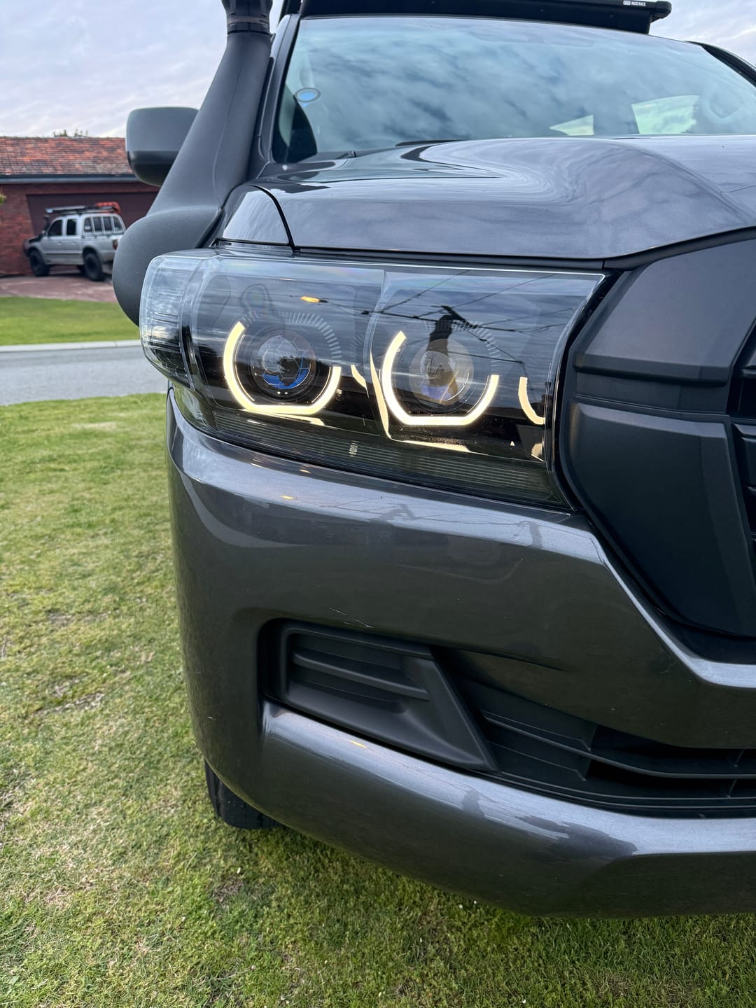 Customer photo review of Bi-LED 'Angry Eye' Headlight Retrofit DIY Kit