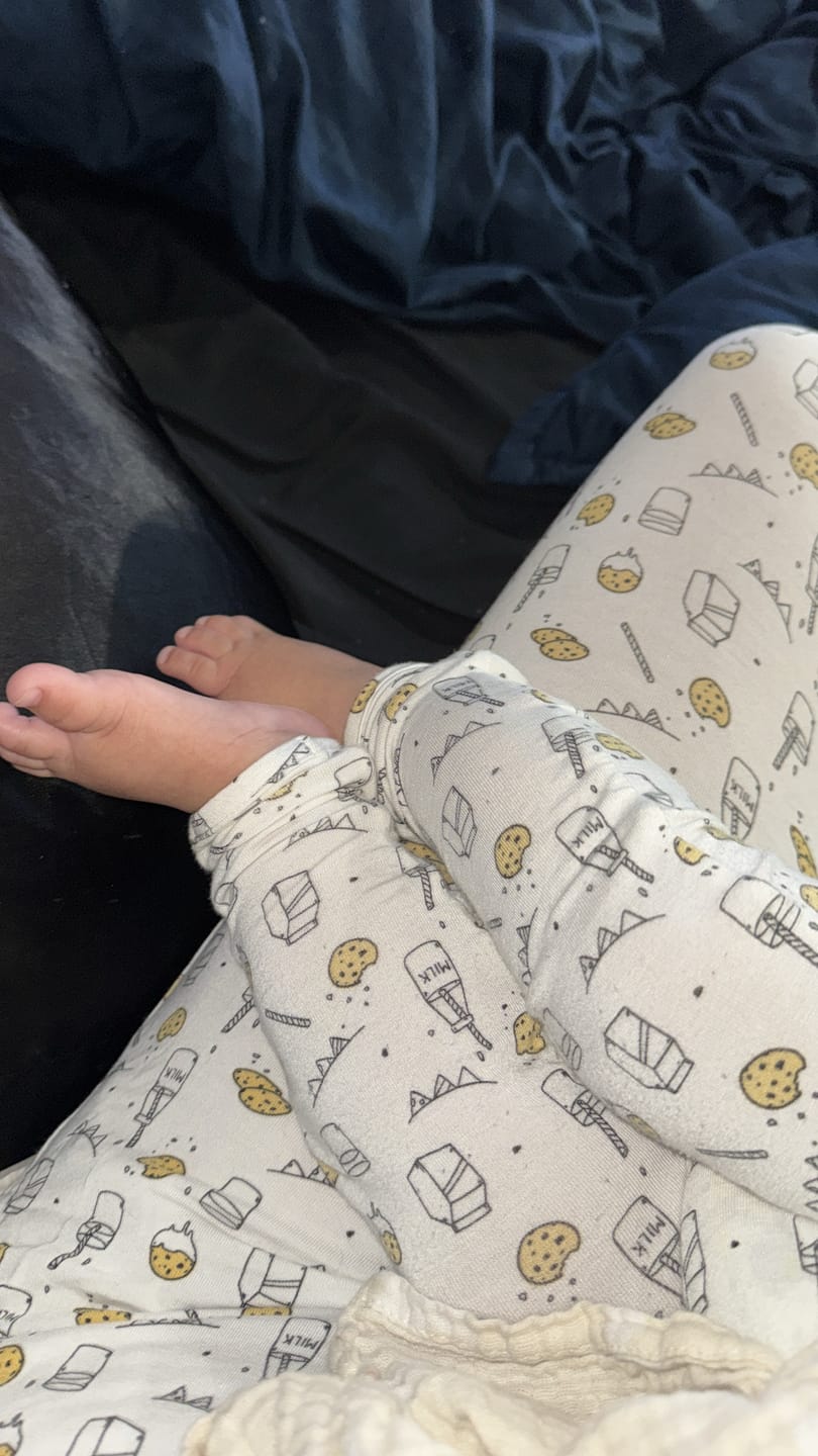 Customer photo review of Milk & Cookies Bamboo Women's Pajama Set