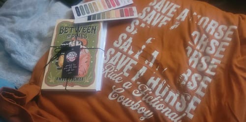Customer photo review of smut slut book club subscription