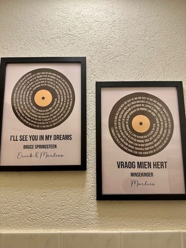 Customer photo review of Vinyl songtekst