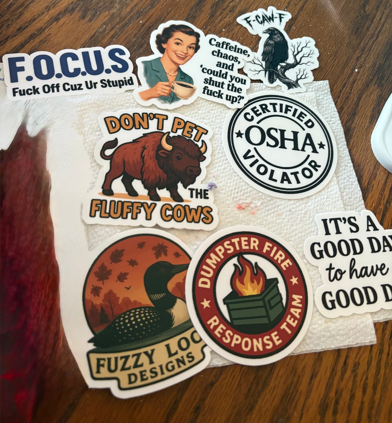 Customer photo review of STICKER CLUB | Monthly Sticker Subscription
