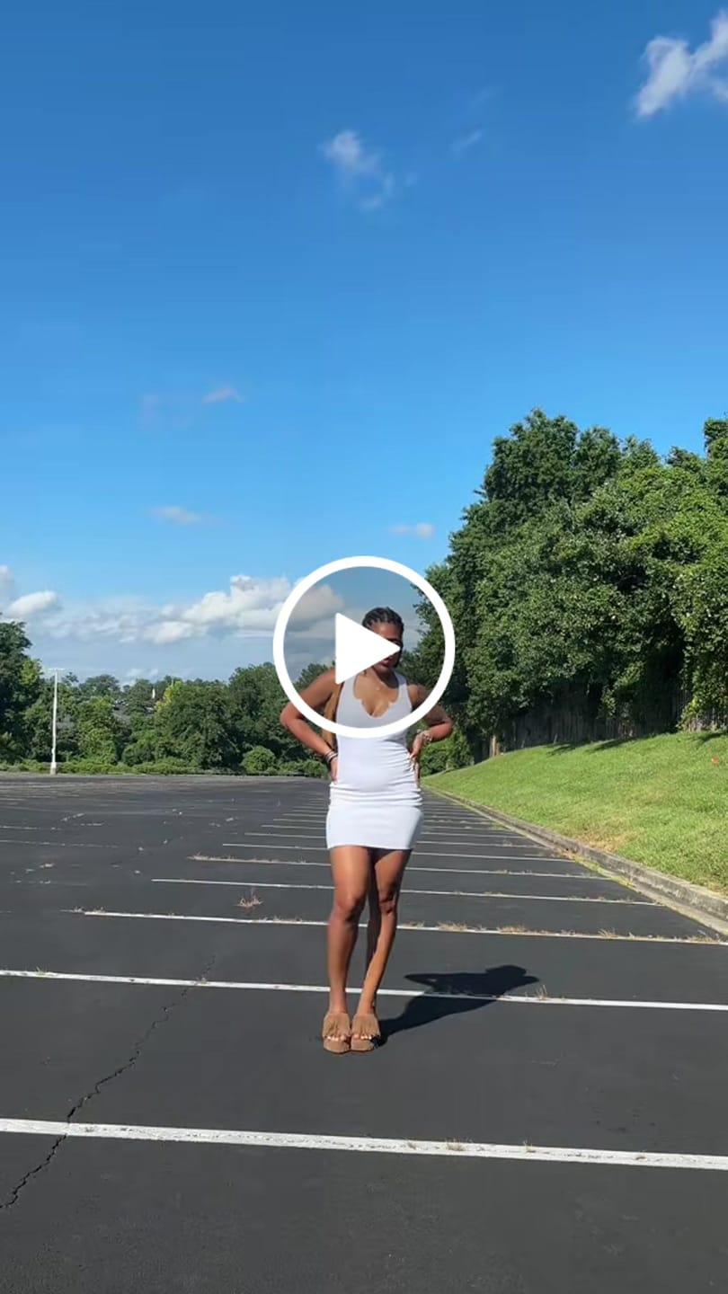 Customer video review of TANK DRESS