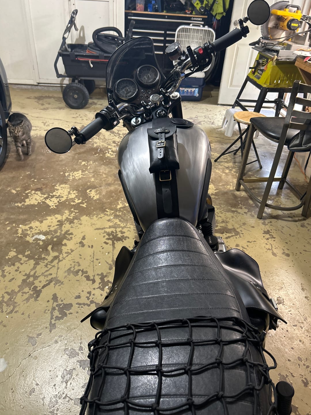 Customer photo review of triumph: moto exclusive tank strap