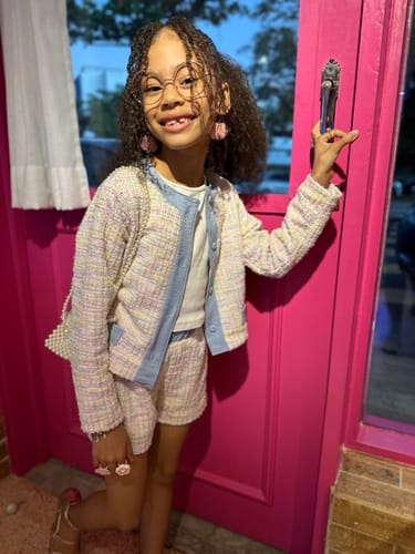 Customer photo review of Vestido em Molecotton 83021 Infanti Infantil Menina
