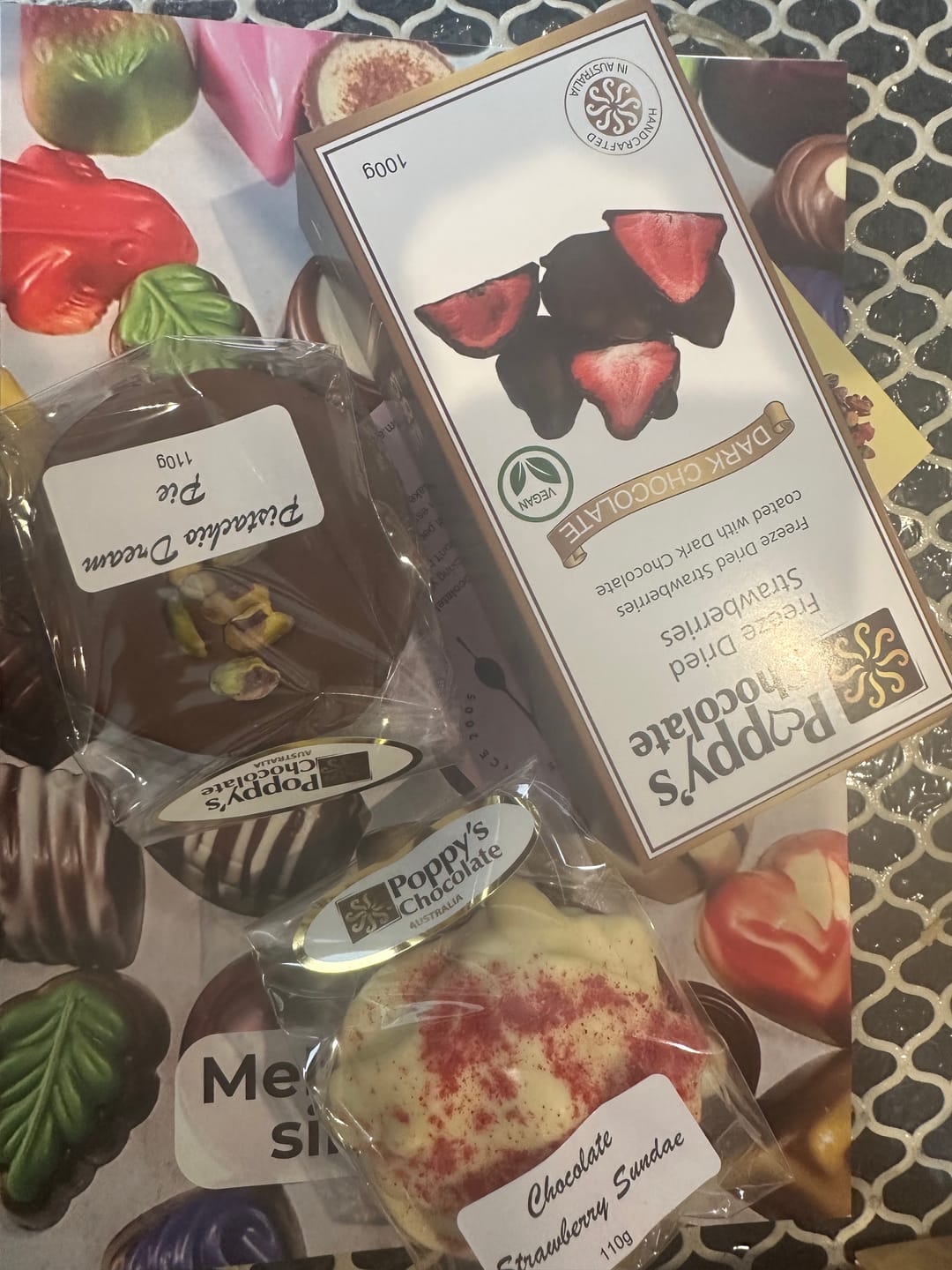 Customer photo review of Strawberry Sundae Pie