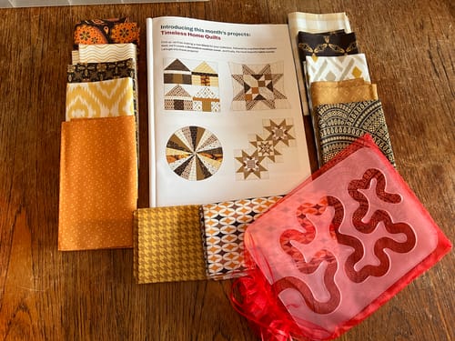 Customer photo review of Mrs Quilty Subscription Box 7