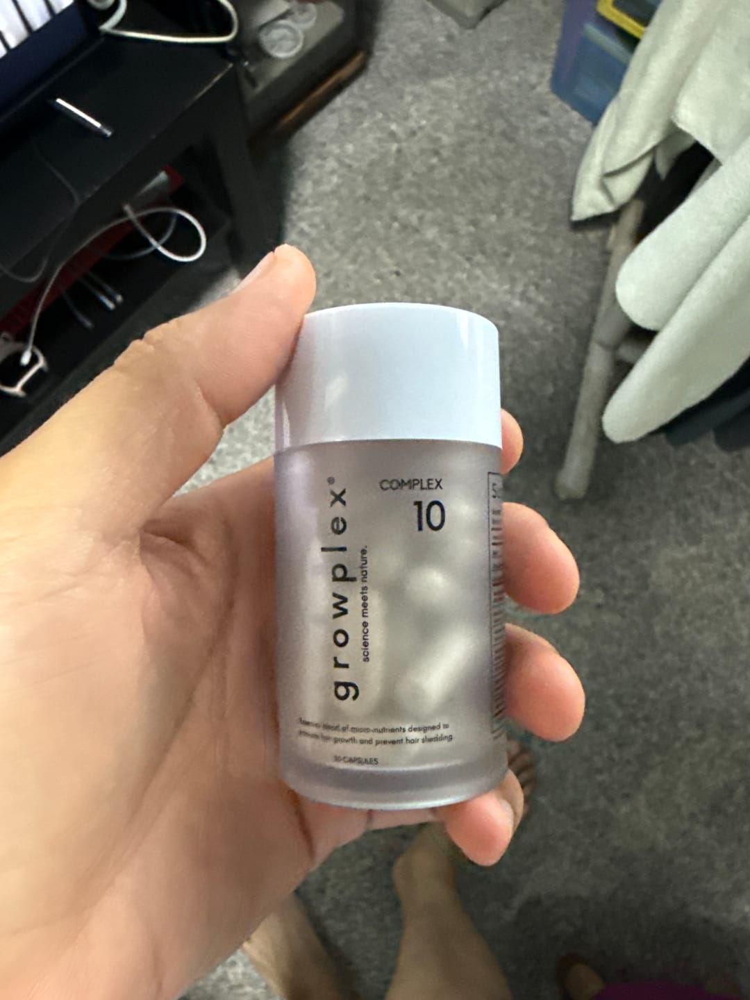 Customer photo review of Complex10™ Hair Growth Supplement