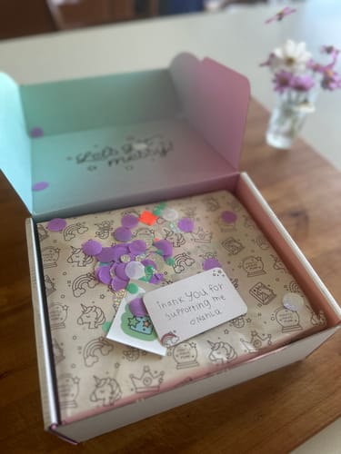 Customer photo review of Green Cosmic Galaxy 💚