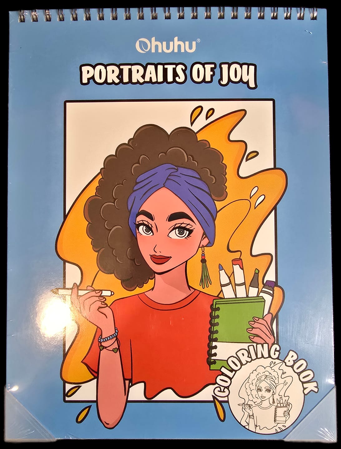 Customer photo review of Ohuhu Double-Sided Bleedproof Coloring Book